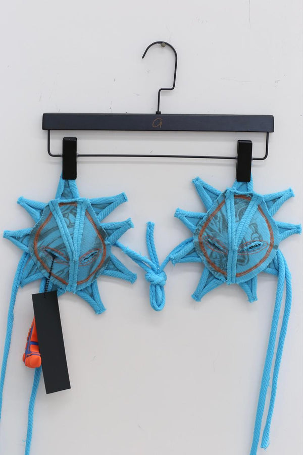 WINDOWSEN alien printed corset SS23T030